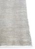 legion grey and black wool hand knotted Rug - Corner
