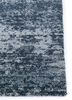 tattvam grey and black wool and silk hand knotted Rug - Corner