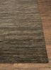 legion beige and brown wool hand knotted Rug - Corner