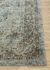 far east beige and brown wool and silk hand knotted Rug - Corner