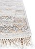 someplace in time ivory wool hand knotted Rug - Corner