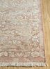 viscaya pink and purple wool and silk hand knotted Rug - Corner