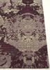 chaos theory by kavi pink and purple wool and bamboo silk hand knotted Rug - Corner