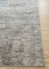chaos theory by kavi ivory wool and bamboo silk hand knotted Rug - Corner