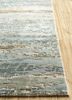 chaos theory by kavi beige and brown wool and bamboo silk hand knotted Rug - Corner