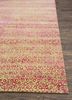 project error by kavi green wool and bamboo silk hand knotted Rug - Corner