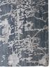 chaos theory by kavi blue wool and bamboo silk hand knotted Rug - Corner