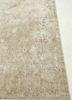 project error by kavi green wool and bamboo silk hand knotted Rug - Corner
