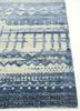 project error by kavi grey and black wool and bamboo silk hand knotted Rug - Corner