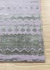 project error by kavi pink and purple wool and bamboo silk hand knotted Rug - Corner
