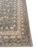 revolution grey and black wool hand knotted Rug - Corner