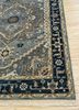 laica grey and black wool hand knotted Rug - Corner