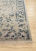 clan beige and brown wool hand knotted Rug - Corner