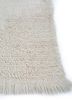 erbe ivory wool hand knotted Rug - Corner