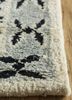 clan  wool hand knotted Rug - Corner