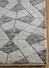 cleo ivory wool hand knotted Rug - Corner
