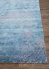 free verse by kavi red and orange wool and silk hand knotted Rug - Corner