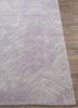 free verse by kavi pink and purple wool and silk hand knotted Rug - Corner