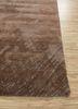 free verse by kavi beige and brown wool and silk hand knotted Rug - Corner