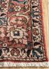 antique pink and purple wool hand knotted Rug - Corner