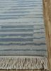 geode grey and black wool hand knotted Rug - Corner