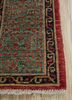 verna red and orange wool hand knotted Rug - Corner