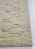 cleo ivory wool hand knotted Rug - Corner