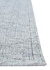 okaley grey and black wool hand knotted Rug - Corner