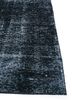 lacuna grey and black wool hand knotted Rug - Corner