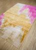 memoir gold bamboo silk hand knotted Rug - FloorShot