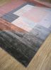 geode red and orange others hand knotted Rug - FloorShot