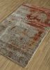 entropy beige and brown wool and silk hand knotted Rug - FloorShot