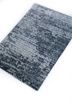 tattvam grey and black wool and silk hand knotted Rug - FloorShot
