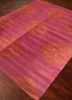 heritage pink and purple wool flat weaves Rug - FloorShot