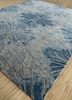 chaos theory by kavi grey and black wool and bamboo silk hand knotted Rug - FloorShot