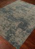 project error by kavi beige and brown wool and bamboo silk hand knotted Rug - FloorShot