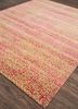 project error by kavi green wool and bamboo silk hand knotted Rug - FloorShot