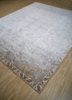laica grey and black silk hand knotted Rug - FloorShot