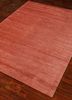 basis red and orange wool and viscose hand loom Rug - FloorShot