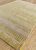 artisan originals gold wool and bamboo silk hand knotted Rug - FloorShot