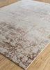 tattvam ivory wool and bamboo silk hand knotted Rug - FloorShot