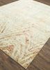 tattvam ivory wool and bamboo silk hand knotted Rug - FloorShot
