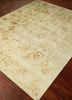 lacuna gold wool and silk hand knotted Rug - FloorShot