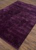 lacuna pink and purple wool and silk hand knotted Rug - FloorShot