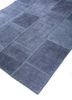 vintage grey and black wool patchwork Rug - FloorShot