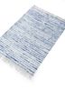 zuri blue polyester flat weaves Rug - FloorShot