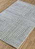 graze grey and black viscose hand loom Rug - FloorShot