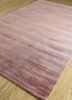 basis pink and purple viscose hand loom Rug - FloorShot