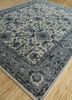 liberty grey and black wool hand knotted Rug - FloorShot