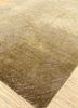 free verse by kavi beige and brown wool and silk hand knotted Rug - FloorShot